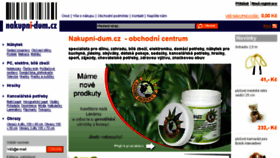 What Nakupni-dum.cz website looked like in 2018 (5 years ago)