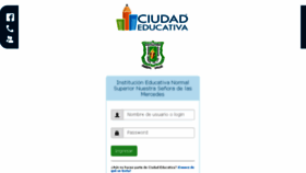 What Nsdelasmercedes.ciudadeducativa.com website looked like in 2018 (5 years ago)
