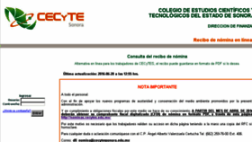 What Nominas.cecytes.edu.mx website looked like in 2018 (5 years ago)