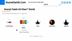 What Nusratsahib.com website looked like in 2018 (5 years ago)