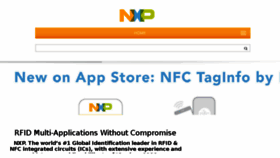 What Nxp-rfid.com website looked like in 2018 (5 years ago)