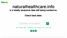 What Naturalhealthcare.info website looked like in 2018 (5 years ago)