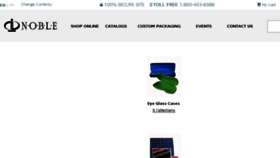 What Nobleoptical.com website looked like in 2018 (5 years ago)