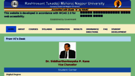What Nagpuruniversity.org website looked like in 2018 (5 years ago)