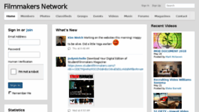 What Networking.studentfilmmakers.com website looked like in 2018 (5 years ago)