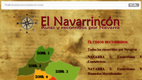 What Navarrincon.com website looked like in 2018 (5 years ago)