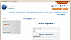 What Napabillpay.com website looked like in 2018 (5 years ago)