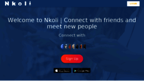 What Nkoli.com website looked like in 2018 (5 years ago)