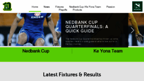 What Nedbankcup.co.za website looked like in 2018 (5 years ago)