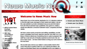 What Newsmusicnow.com website looked like in 2018 (5 years ago)
