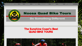 What Noosaquadbikes.com website looked like in 2018 (5 years ago)