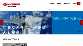 What Nichirinn.com website looked like in 2018 (5 years ago)