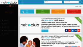 What Neteclub.com website looked like in 2018 (5 years ago)