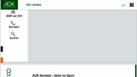 What Nordost.aok.de website looked like in 2018 (5 years ago)