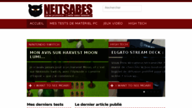 What Neitsabes.fr website looked like in 2018 (5 years ago)