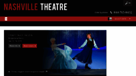 What Nashville-theatre.com website looked like in 2018 (5 years ago)