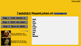 What Naamloten.nl website looked like in 2018 (5 years ago)
