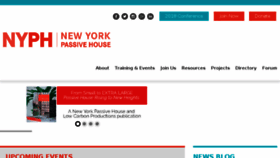 What Nypassivehouse.org website looked like in 2018 (5 years ago)
