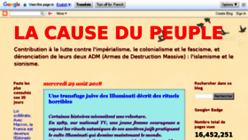 What Numidia-liberum.blogspot.fr website looked like in 2018 (5 years ago)