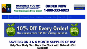 What Naturesyouth.com website looked like in 2018 (5 years ago)