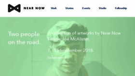 What Nearnow.org.uk website looked like in 2018 (5 years ago)