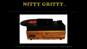 What Nittygrittyinc.com website looked like in 2018 (5 years ago)