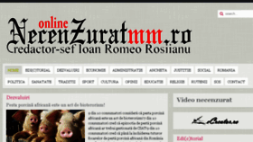 What Necenzuratmm.ro website looked like in 2018 (5 years ago)