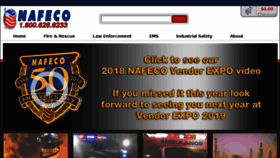 What Nafeco.com website looked like in 2018 (5 years ago)