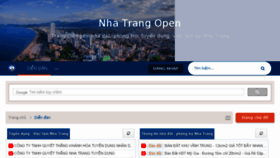 What Nhatrangopen.com website looked like in 2018 (5 years ago)