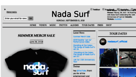 What Nadasurf.com website looked like in 2018 (5 years ago)