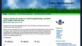 What Netzheimer.de website looked like in 2018 (8 years ago)