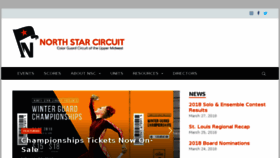 What Northstarcircuit.org website looked like in 2018 (5 years ago)