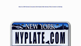 What Nyplate.com website looked like in 2018 (5 years ago)