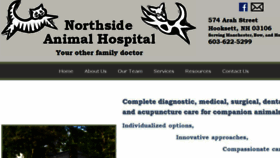 What Northsideanimalhospital.com website looked like in 2018 (5 years ago)