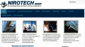 What Nirotech.com website looked like in 2018 (5 years ago)