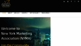 What Newyorkmarketingassociation.org website looked like in 2018 (5 years ago)
