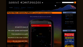 What Nomadelectronics.com website looked like in 2018 (5 years ago)