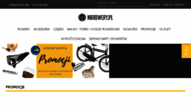 What Narowery.pl website looked like in 2018 (5 years ago)