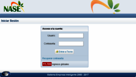 What Nase.empresainteligente.com website looked like in 2018 (5 years ago)