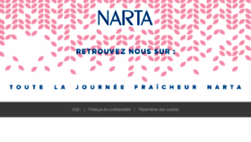 What Narta.fr website looked like in 2018 (5 years ago)