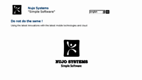 What Nujosystems.com website looked like in 2018 (5 years ago)