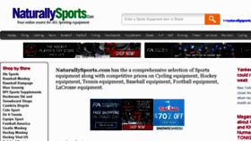 What Naturallysports.com website looked like in 2018 (5 years ago)