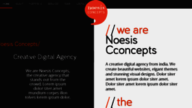What Noesisconcepts.com website looked like in 2018 (5 years ago)