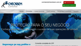 What Novo.checkbem.com.br website looked like in 2018 (5 years ago)