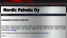 What Nordicpalvelu.fi website looked like in 2018 (5 years ago)