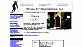 What Nevadacityengineering.com website looked like in 2018 (5 years ago)