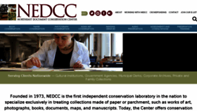What Nedcc.org website looked like in 2018 (5 years ago)
