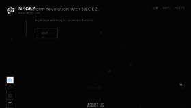 What Neoez.com website looked like in 2018 (5 years ago)