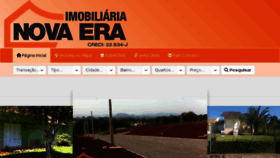 What Novaeraestrela.com.br website looked like in 2018 (5 years ago)