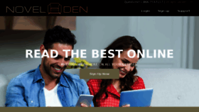 What Novelden.com website looked like in 2018 (5 years ago)